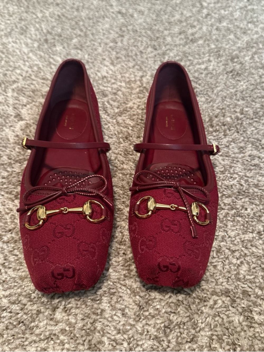Authentic Women’s Burgundy Horsebit Ballet Flats- no low ball offers